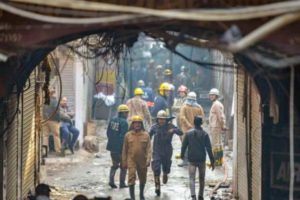 Anaj Mandi: Police conduct 3D laser scan