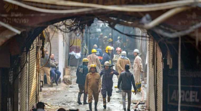 Anaj Mandi: Police conduct 3D laser scan