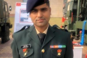 Indian Army officer Major Anoop Mishra
