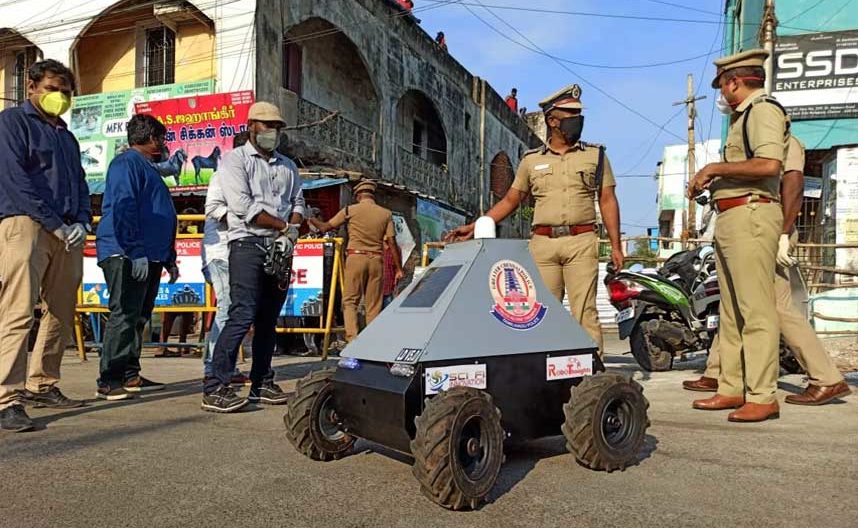 Chennai Police Deploys Multi-function Robot In Covid Containment Zone; Here's What It Does