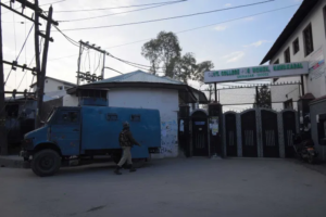 J-K Police prepare to mount its Bullet Proof Mobile Vehicles with Mobile Command Centres