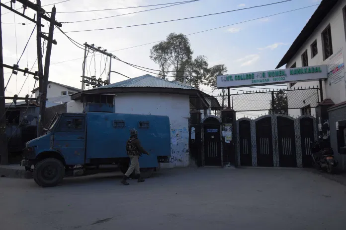 J-K Police prepare to mount its Bullet Proof Mobile Vehicles with Mobile Command Centres